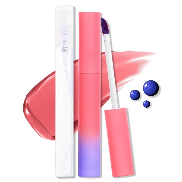 Erinde Peel Off Lip Stain Masque, Waterproof Lip Tint, Long Lasting & Transfer Proof Lip Stain Tint Lip Makeup, Matte Finish Highly Pigmented Color Tattoo Lip Stain, 02 Rose
