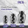 PCS Memorial Pet Cremation Urns for Dogs and Cats Ashes, Paws Engraved Pet Urn,Dog Keepsake Urns for Ashes-Small
