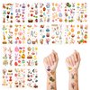 20 Sheets Easter Tattoo Sticker for Kids, Various Styles Colorful Egg Basket Bunny Temporary Tattoos Cute Rabbit Tattoo Easter Party Favors Gift Bag Stuffer