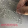 20 Sheets Nail Adhesive Tabs Press on Nail Sticky Tabs: Waterproof Breathable Nail Glue for Press On Nails with Nail File and Nail Sticks