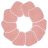 Polyte Premium Hypoallergenic Microfiber Fleece Makeup Remover and Facial Cleansing Cloth, 5 x 5 in, 10 Pack (Light Coral)