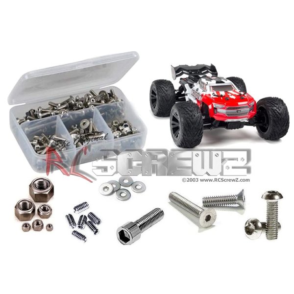RCScrewZ Stainless Steel Screw Kit ara018 Compatible with Arrma Kraton 4x4 3s/4s 1/10th (#102690)