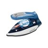 1100 Watt Dual Voltage Nonstick Travel Iron with Steam in Blue