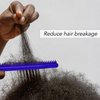 Allegro Combs #70 Wide Tooth Combs Defining Brush Comb 3-Row Wide Tooth For Curly Hair Comb For Women Curly Hair, Hair Stylists Hair Comb 2 Piece (Royal Blue)