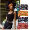 PLANTURECO 4 Sets African Headband with Leather Earrings Body Chain African Boho Headband Head Wrap African Jewelry Sets for Women