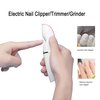 Electric Nail Clippers Fingernails Automatic Manicure Portable Charging Cut Polish Trim Nail Grinder Adults NL6312 Pink