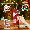 ADLONY 100PCS Christmas Stickers for Kids,Vinyl Christmas Stickers for Water Bottles Skateboard Laptop,Waterproof Non-Repeating Holiday Stickers for Kids Classroom Christmas Party Favors Gifts