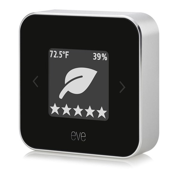 Eve Room - Indoor air quality sensor to monitor air quality (VOC), temperature & humidity, Apple HomeKit technology, Bluetooth and Thread
