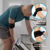 BraceAbility Bicep Band - Upper Arm Compression Sleeve Support Brace for Tendonitis Treatment, Tears, Swelling Relief, Injuries, Tendon Rupture, Brachii Muscle Strains, Tricep Pain Wrap (One Size)