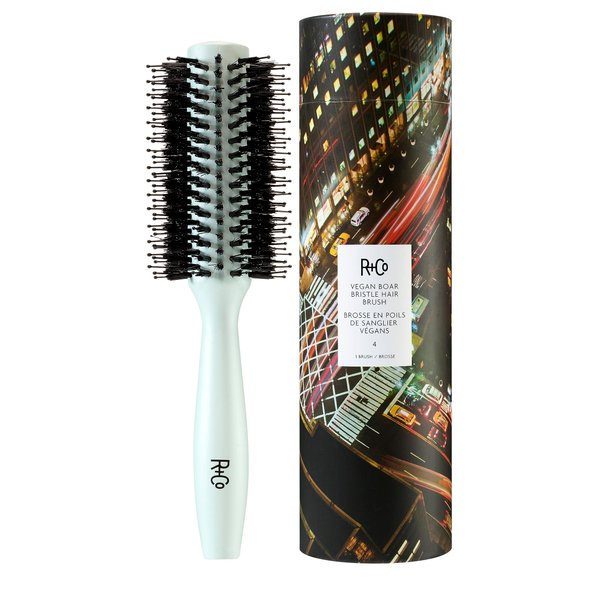 R+Co Vegan Boar Bristle Hair Brush #4 (65 mm)