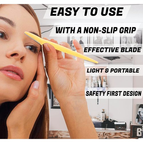 Stacy Talan Eyebrow Razor 18 Pcs Facial Shaver Multipurpose Exfoliating Darmaplane Tool with Precision Cover for Women 6 Packs