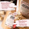 Better Shea Butter Raw Kokum Butter Unrefined - Body Butter Bar for Soap Making and DIY Butter, Skin and Hair Products - Pure, Unscented Skin Butter for Lotion Base - Kokum Butter 8 oz Block