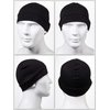 4 Pieces Men Skull Caps Soft Cotton Beanie Hats Stretchy Helmet Liner Multifunctional Headwear for Men Women (Black, Gray, Army Green, Navy Blue,Solid Style)