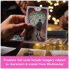 Spin Master Games, Wednesday Card Game, Premium Foil Cards from The Hit TV Series Wednesday, Family Game Night, Card Games for Ages 10+