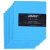 Amour Infini Swedish Dishcloths for Kitchen Pack of 8 Highly Absorbent, Super Soft, Reusable Cellulose Sponge No Odor Dish Cloths for Washing Dishes (8" x 7" - Blue)