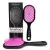 Brushup-Wet & Dry Vented Detangling Hair Brush,SmoothGlide Detangling Hair Brush- Gentle Haircare for Tangle-Free Locks, Cherry Blossom