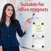 Round Magnets with Adhesive Backing - 100 PCs Flexible Self Adhesive Magnets for Crafts - Small Sticky Magnetic Dots, Circles Magnets for Crafts,Office,DIY Projects