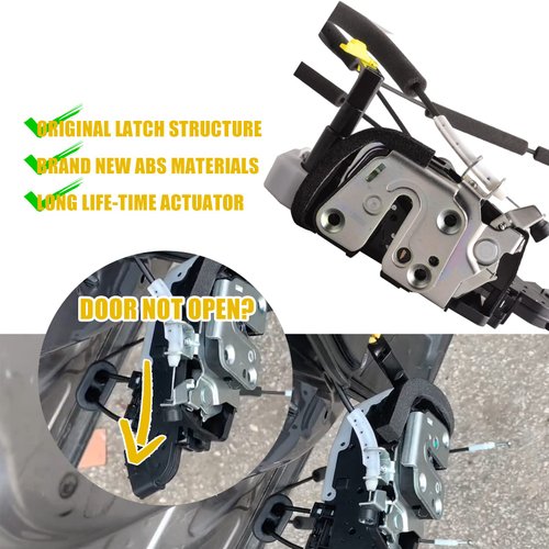 Predep Front Right Door Lock Actuator Compatible for Nissan Rogue 2008-15 Rogue Select 2014-15 Front Passenger Door Lock Latch Assembly