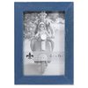 Lawrence Frames 4W x 6-Inch H Charlotte Weathered Navy Blue Wood Picture Frame (745746)