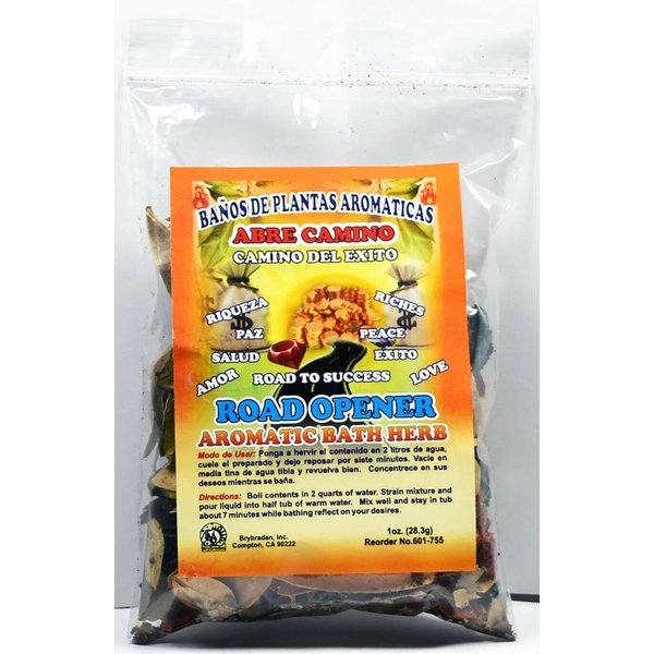 1 PC Aromatic Soothing Herbal Bath Road Opener ABRE Camino BANO DE PLANTAS AROMATICAS - Made in USA - 1 OZ