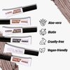 Secret of Pharaoh Brow Gel Styler - Water Resistant, Long Lasting Clear Eyebrow Gel for Natural Makeup Look, Great for Lift-Up Styling, Sculpting & Defining, Biotin and Aloe Vera Infused