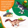 Dinosaur Wind Up Toys, 12 PCS Dino Toys for Birthday Gifts Bulk Flip Walking Jumping Clockwork,Dinosaur Theme Party Favors,Kids Prizes,Treasure Box Toys,Dinosaur Toys for Kids 3-6