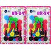 Tara Girls Self Hinge Multi Design Plastic Bow Hair Barrettes Selection Pack Of 2 (BR24)