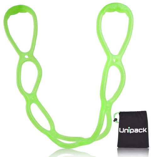 Unipack TPR Multi Ring Resistance Bands for Yoga, Pilates, Stretching, Strength Training with Carrying Bag