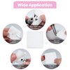 400 PCS Eyelash Extension Glue Wipes,Lint Free Nail Wipes,Super Absorbent Soft Non-woven Fabric Adhesive Nail Polish Remover Wipe, Glue Wiping Cloth for Lash Extension Supplies and Nail Polish Bottle