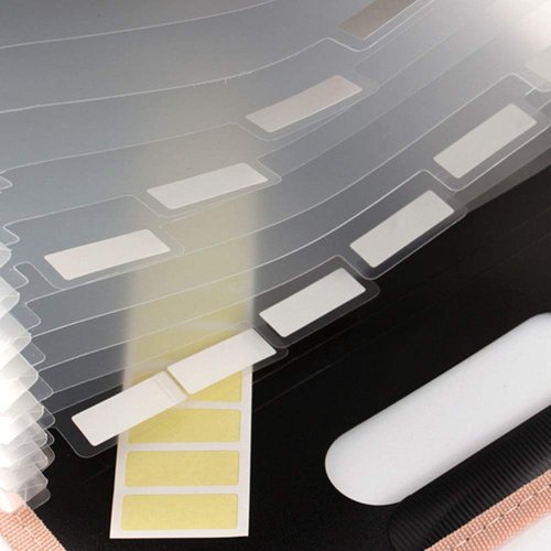 HOSSIAN File Folder Labels Name Filing Envelopes Label Stickers, 0.6 x 1.57 in, Small Label Nametags for Jars, Bottles, Food Containers, File Folders, Pack of 150 (150)