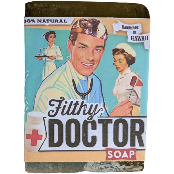 Filthy Doctor Tea Tree Mint Soap Bar, Green, 5 Ounce, 1 Count