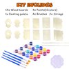 hapray 2 Pack Bird House Kit, DIY Birdhouse Kits, Wooden Crafts Arts for Children to Build and Paint (Includes Paints & Brushes) for Kids Girls Boys Toddlers Gifts Christmas