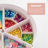 Inspire My Play - 3 x Silicone Sorting and Organising Compartments - Compatible with Sensory PlayTray - Sensory Bin Accessories - Early Development & Activity Toys for Disabled Children - Stone