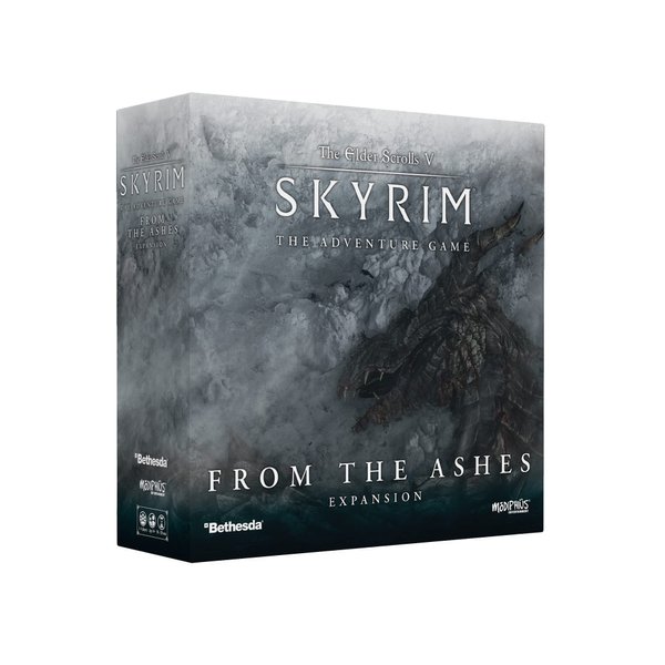 The Elder Scrolls V: Skyrim – The Adventure Game from The Ashes Expansion | Strategy Board Game for Adults | Ages 14+ | 1-4 Players | Avg. Playtime 60-120 Minutes | Made by Modiphius Entertainment
