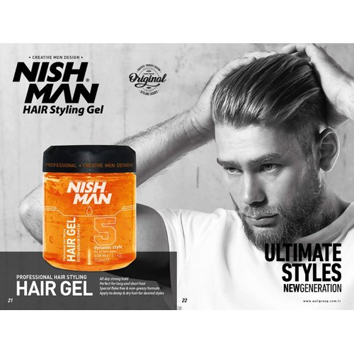 nishman Hair Styling Series (05 Ultra Strong, 750ml)