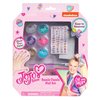JoJo Siwa Razzle Dazzle Nail Art Decorating Kit, Kids Manicure Set with Adhesive Tabs, Brush, Stickers, Nail File and Glitter, Kids Toys for Ages 6 Up by Just Play