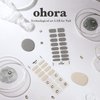 ohora Semi Cured Gel Nail Strips (N Pixie Dust) - Works with Any Nail Lamps, Salon-Quality, Long Lasting, Easy to Apply & Remove - Includes 2 Prep Pads, Nail File & Wooden Stick
