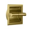 FORIOUS Brushed Gold Toilet Paper Holder Wall Mount, in Wall Toilet Paper Holder Gold, Champagne Bronze Toilet Paper Holder Recessed Made of Metal, Lavatory Gold Toilet Paper Roll Holder