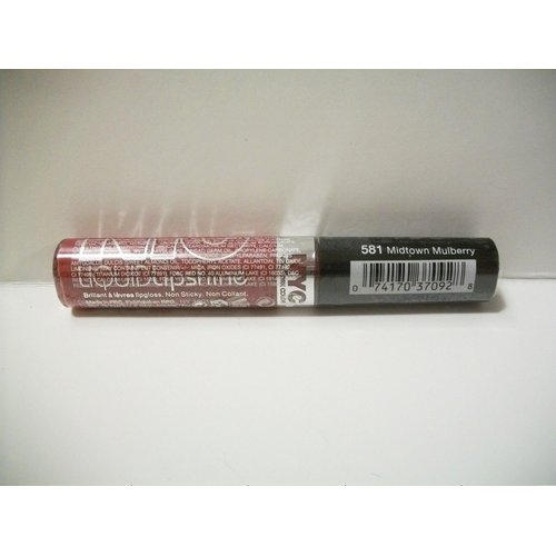 NYC Liquid Lipshine Lip Gloss 7.2ml-581 Midtown Mulberry