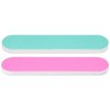 25PCS Mini Size PANA Professional Double Sided Nail Files - Pink&Teal, 180/240 Grit - Emery Board Nail Buffering File Manicure Pedicure Nail Polisher Washable
