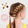 YONOY 60Pcs Colorful Mini Hair Clips, Small Flower Hair Clips Cute Bunny Claw Clips Mini Crown Jaw Clips Hair Pins Hair Barrettes Toddler Hair Accessories for Women Girls Kids Teens（Random color）