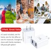 USB Wall Charger, Pofesun 2-Pack Dual Port USB Cube Power Adapter Quick Charging 3.0 Charger Plug QC3.0 Charging Block Box Brick for iPhone 15 14 13 12 11 Pro Max, Galaxy S23 S22 Note 20,Pixel-White