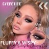 Fox Eye Lashes Wispy Eyelashes Natural Look Clear Band Lashes Fluffy Faux Mink Lashes Strip Natural False Lashes Pack by GVEFETIEE 8 Pairs