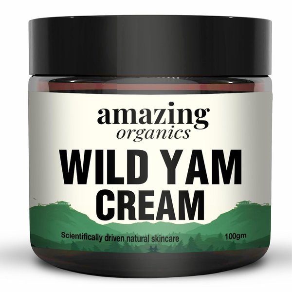 AmazingOrganics Amazing Organics Wild Yam Cream, 1 oz, 100% Pure and Natural Ingredients