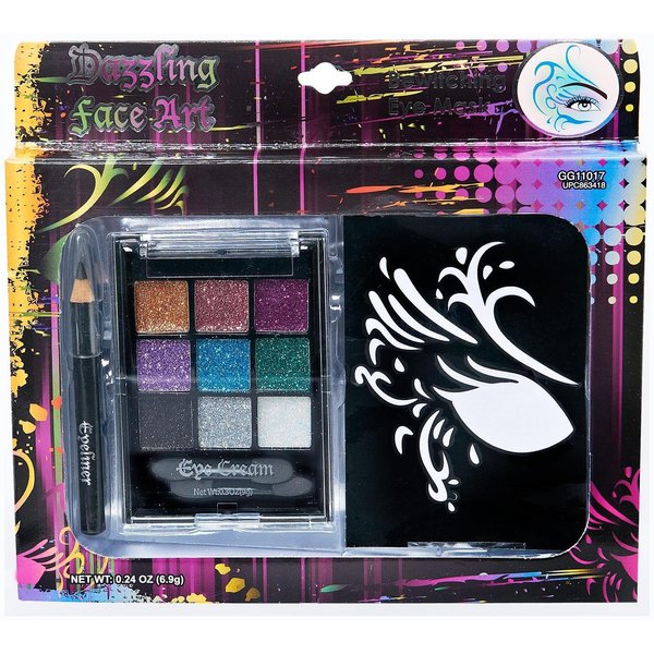 Almar Sales 223889 Dazzling Face Art Makeup Kit Various - color may vary