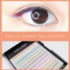 12Rows 240Pcs 10D Colorful Individual Premade Fans False Eyelashes Mixed 12 Colors Volume Eye Lashes Extensions Makeup Cluster Eyelashes 8/10/12/13/14/15/16mm Available(8MM)