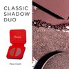 BESAME Classic Eyeshadow Duo, Plum Dandy Shimmer and Matte Talc-Free Eye-Shadow Palette, Vintage-Inspired Burgundy Pink-Purple Eye Makeup for Brown or Green Eyes, Small & Travel-Friendly