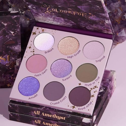 Colourpop ColourPop Eyeshadow Palette ALL AMETHYST - Range of Purple Shades, 0.3 Ounce