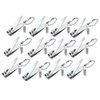 12 Pcs Nail Clippers for Fingernails by YWQ - Swing Out Nail Cleaner/File - Popular Gifts for Men & Women - Best Sharp Stainless Steel Clipper - Wide Easy Press Lever