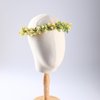 KorViSHOW Yellow Flower Crown Headpiece - Yellow Babys Breath Flower Headband Sweet Handmade Flower Headpiece for Festival Party Vacation Cosplay Photography Props